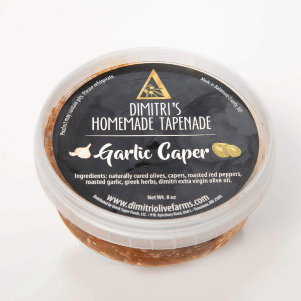 Dimitri's Garlic Caper Infused Tapenade (8oz)