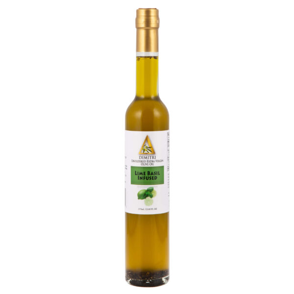 Lime Basil Infused Unfiltered EVOO  (375ml)