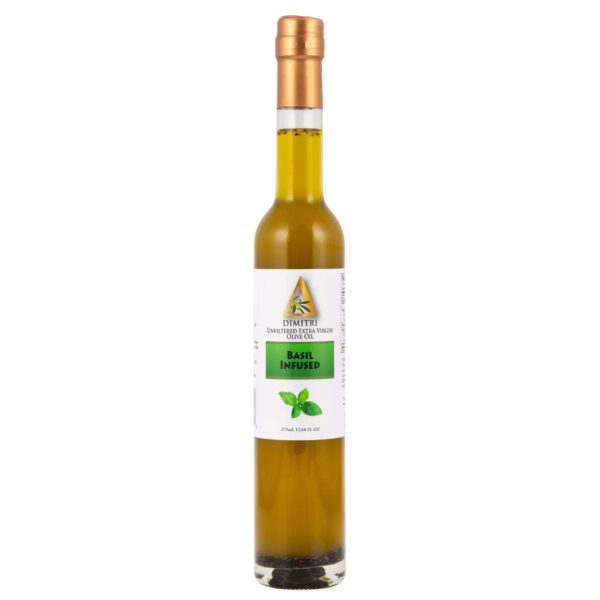 Basil Infused Unfiltered EVOO (375ml)