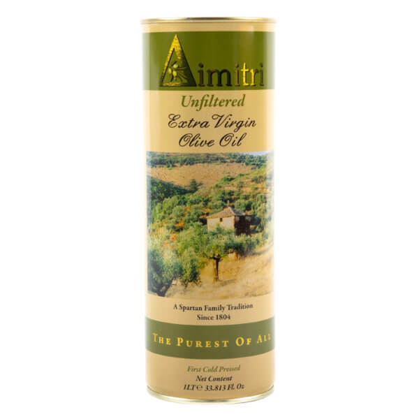 Dimitri Extra Virgin Olive Oil Unfiltered (1 liter can)