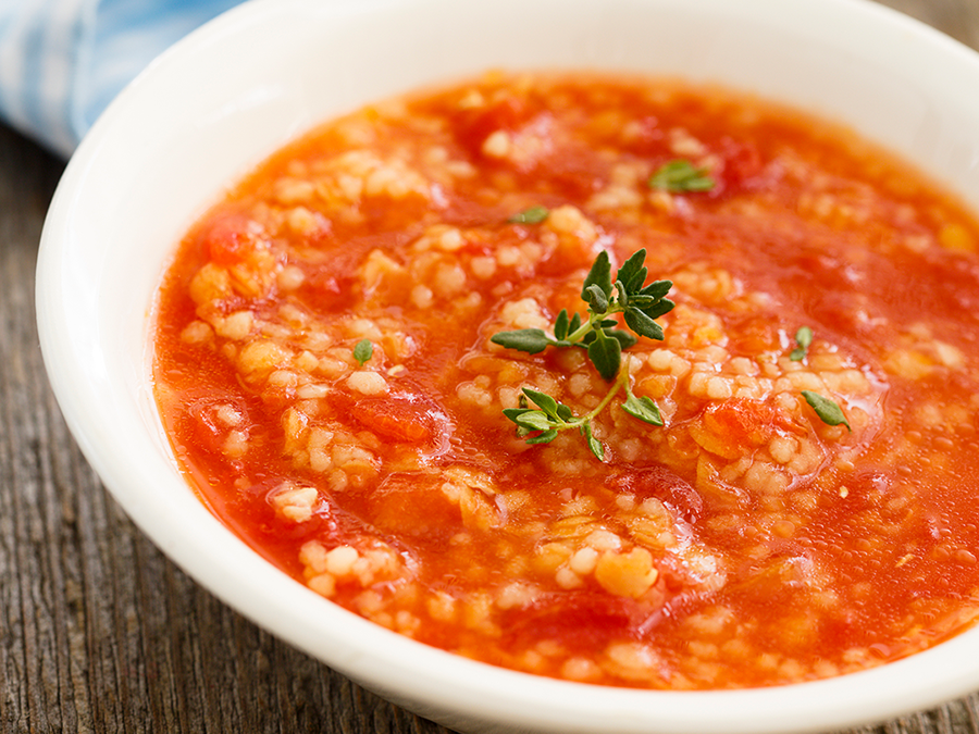 Tomato soup Cover Dimitri Extra Virgin Olive Oil