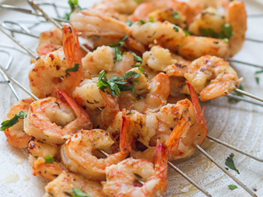 shrimp cover Dimitri Extra Virgin Olive Oil