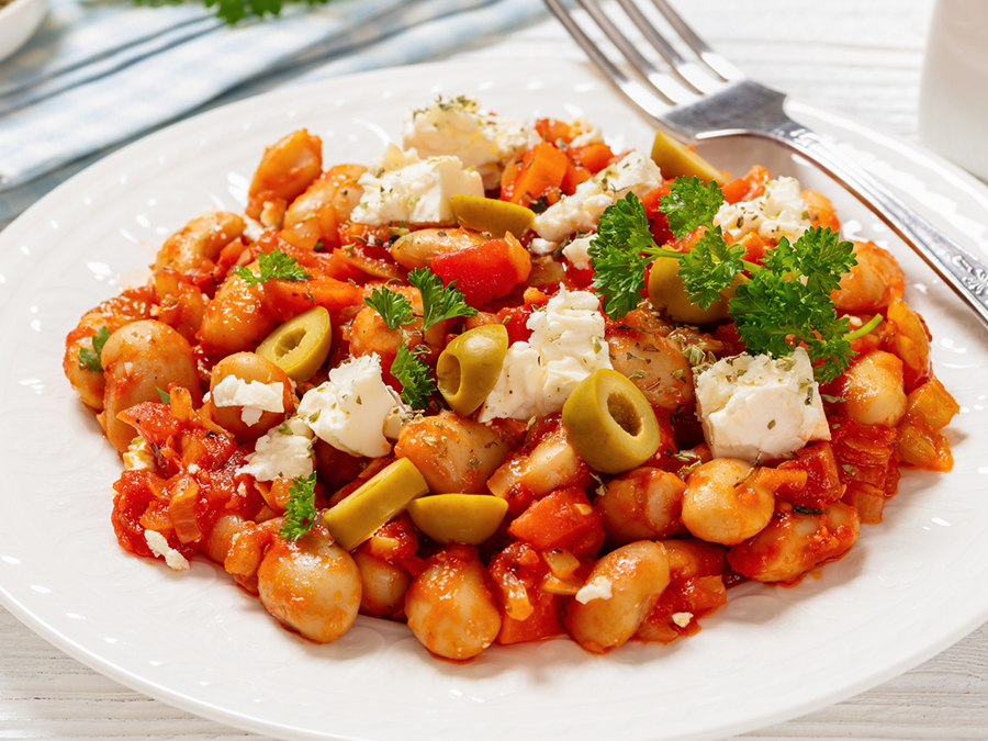 Greek Baked Beans Dimitri Extra Virgin Olive Oil