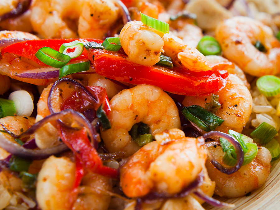 Shrimp Stir Fry Dimitri Extra Virgin Olive Oil